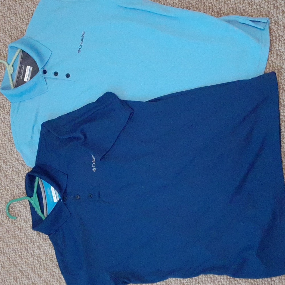 Bundle: Two Men's Columbia Shirts Size Medium Great Condition.